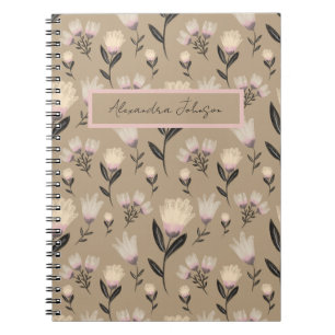 Rosenskär Blommig Journal   Modern Botanik  Anteckningsbok