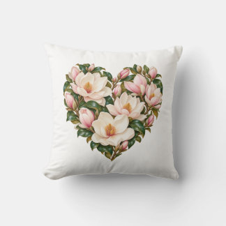 Rosenskär Magnolia Hjärtkudde Kudde