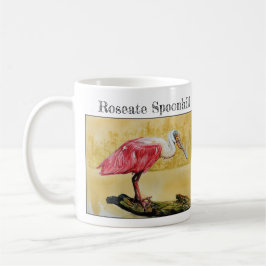 Rosenskedstork ( Platalea ajaja ) Kaffemugg