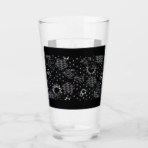 Rosenskiss och stjärnljus silkscreen glasvaror