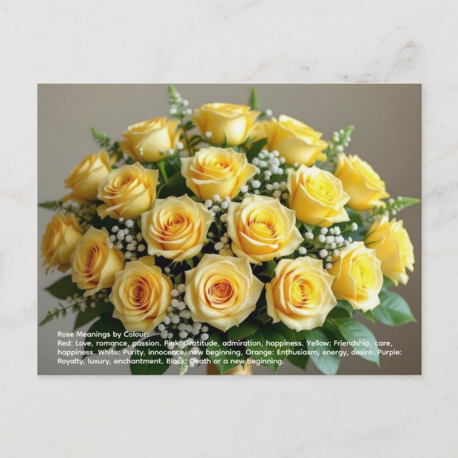 Rosensymbolik Vykort (Framsida)