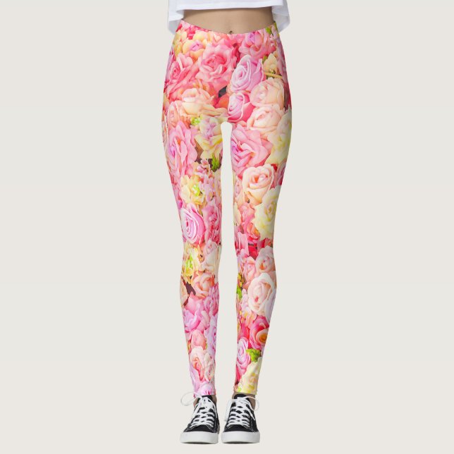 Rosenträdgård Leggings (Framsida)