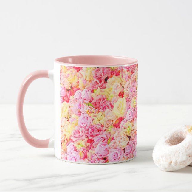 Rosenträdgård Mugg (Med munk)