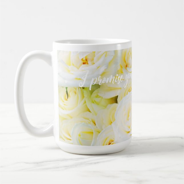 Rosenträdgårdens löftes kaffemugg (Vänster)