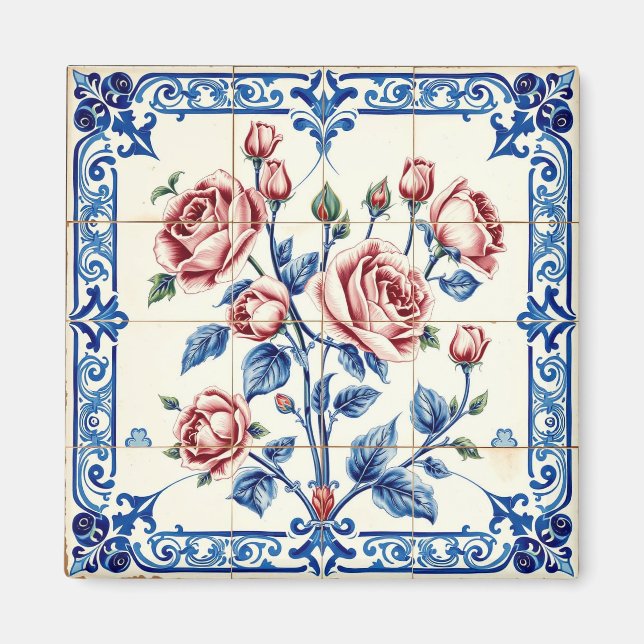 rosenträdgårdsmagnet magnet (Framsidan)