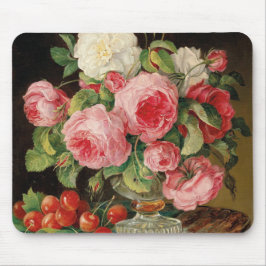 Roses and cherries oil painting musmatta