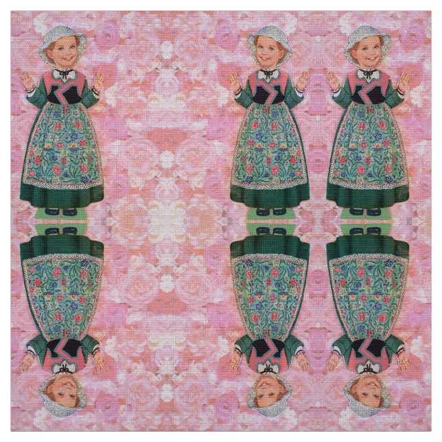 Roses and Dolls Tyg (Provkarta)