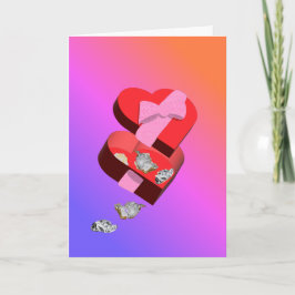 Roses are red, chocolates are gone kort