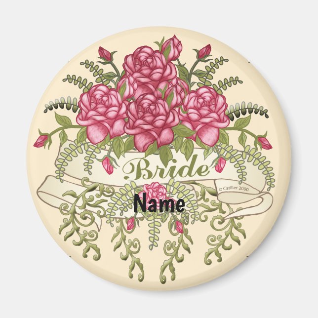 Roses Bruds Vigsel magnet (Framsidan)