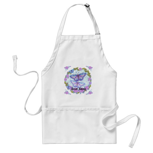 Roses fjärilskydd förkläde (Framsidan)
