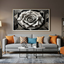 Roses of Fractured Light Canvastryck