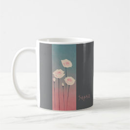 Roses, personalized kaffemugg