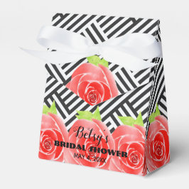 Roses svarta vita ränder Derby-tält Presentaskar