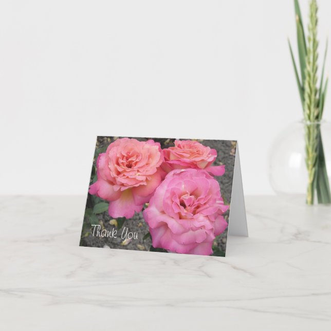 Roses - Tack Kort (Framsida)