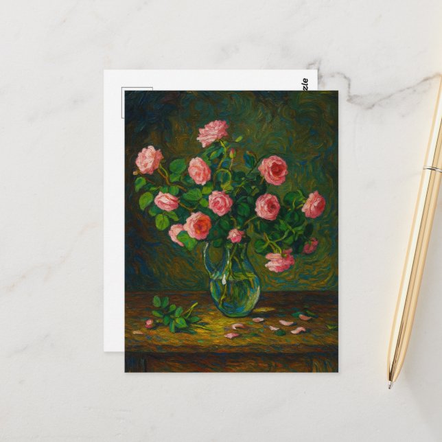 Roses vykort (Fram/Back In Situ)