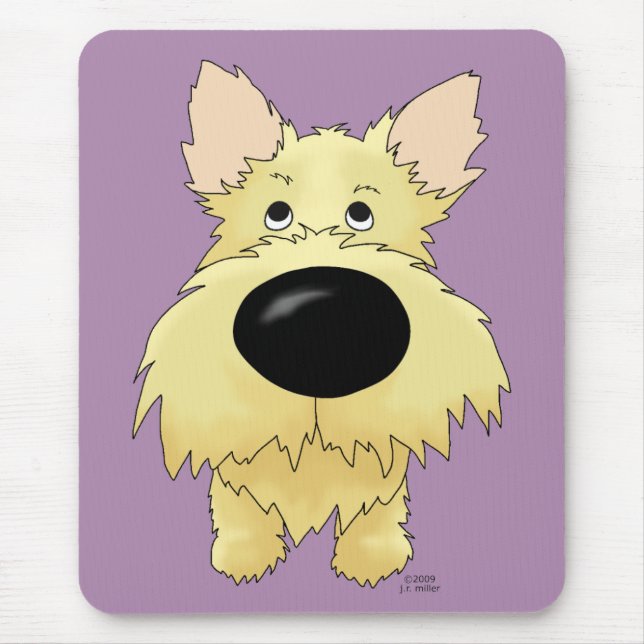 RöseTerrier Mousepad Musmatta (Framsidan)