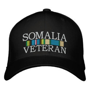 rosett band 2-1-1.jpg, SOMALIA, VETERAN Broderad Keps