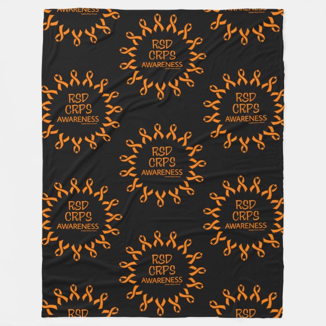 Rosett band/cirkel...RSD/CRPS Fleecefilt (Framsidan)