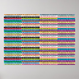 Rosett band (Fitas) från senor do Bonfim Poster