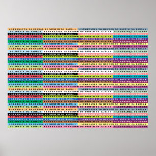 Rosett band (Fitas) från senor do Bonfim Poster