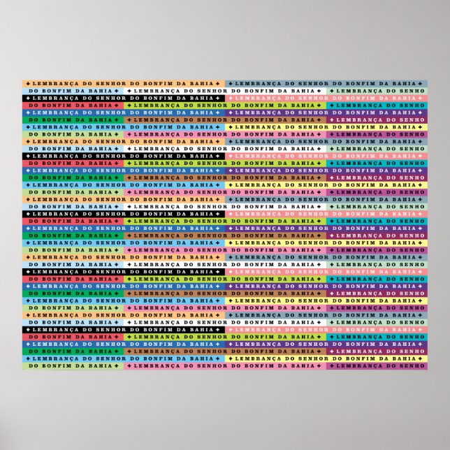 Rosett band (Fitas) från senor do Bonfim Poster (Framsidan)