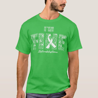 Rosett band för medvetandegörande av retinoblastom t shirt