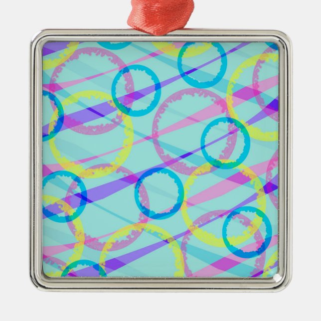 Rosett band julgransprydnad metall (Framsidan)