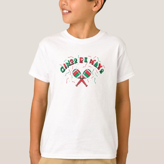 Rosett band & Maracas T Shirt (Framsida)