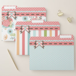 Rosett band och färgrika mönster för pilbågar