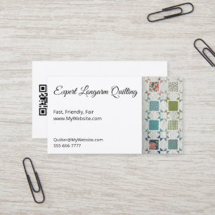 Rosett band & Ro Quilt fullständigt Anpassade Biz- Visitkort