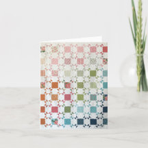 Rosett band & Ro Quilt Personlig Greeting Card