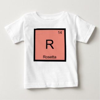 Rosetta Namn Kemi Element Periodiska Systemet T-shirt