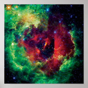 Rosetta-nebulosan NASA rymdfoto Poster