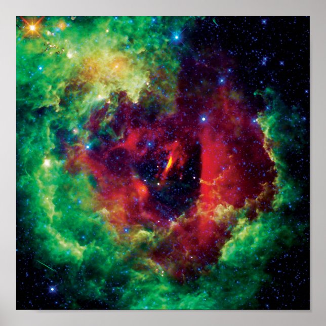 Rosetta-nebulosan NASA rymdfoto Poster (Framsidan)