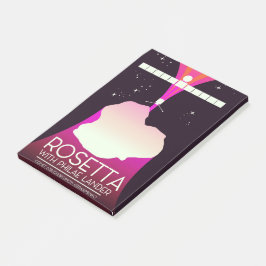 Rosetta & Philae Lander Rymdkonst. Post-it Block