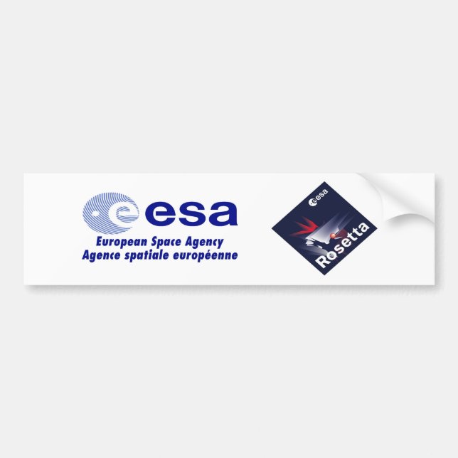 Rosetta rymdskepp bildekal (Framsidan)