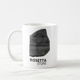 Rosetta Stone: Hieroglyfer Forntida Egypten Språk Kaffemugg