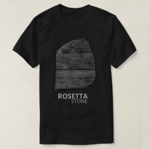 Rosetta Stone: Hieroglyfer Forntida Egypten Språk T Shirt