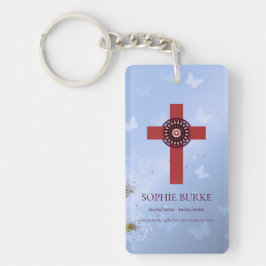 Rosette Kor Blue Butterflies Pet Memorial Dikt