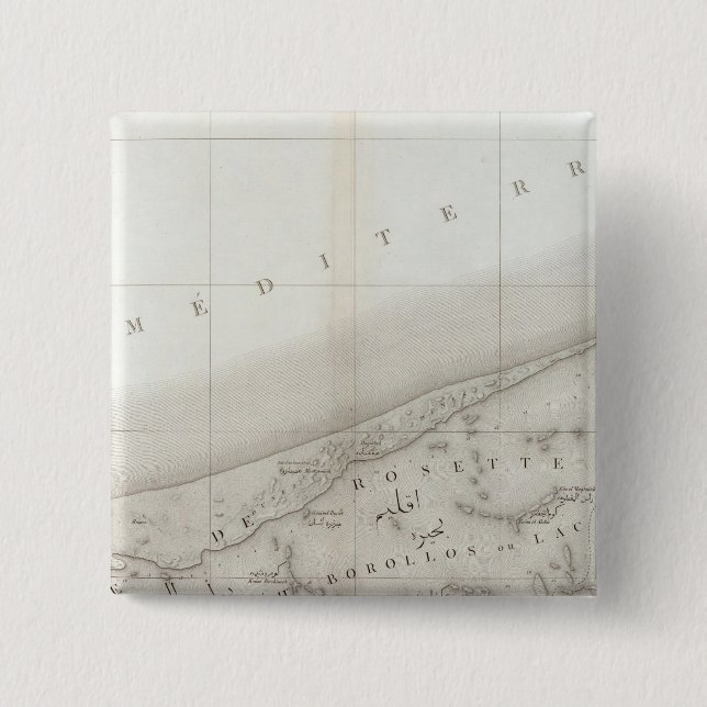 Rosette, Lac Burlos, Egypten Knapp (Framsida)