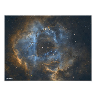 Rosette Nebula av Astrophopher Eric Dreher Fototryck