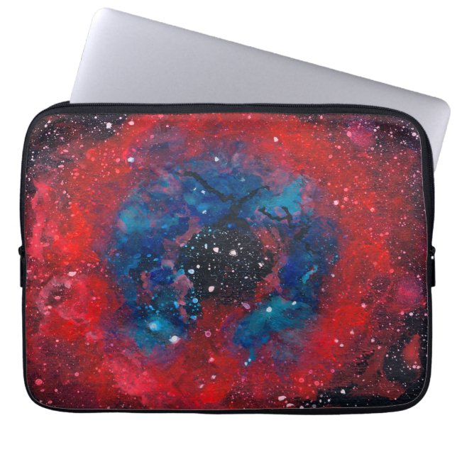 Rosette Nebula laptop sleeve (Framsidan)
