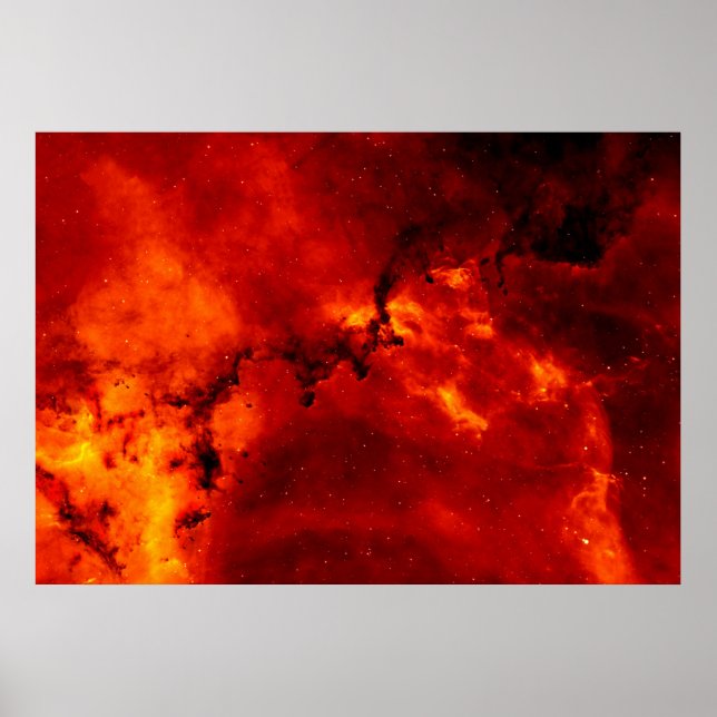 Rosette Nebula Photo Poster (Framsidan)
