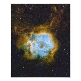 Rosette Nebula Satin Photo Print Fototryck