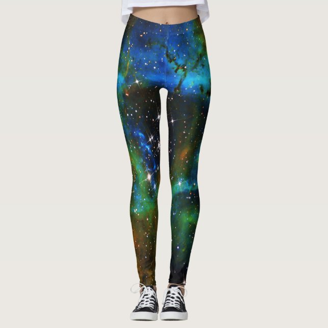 Rosette Nebula Space Leggings (Framsida)