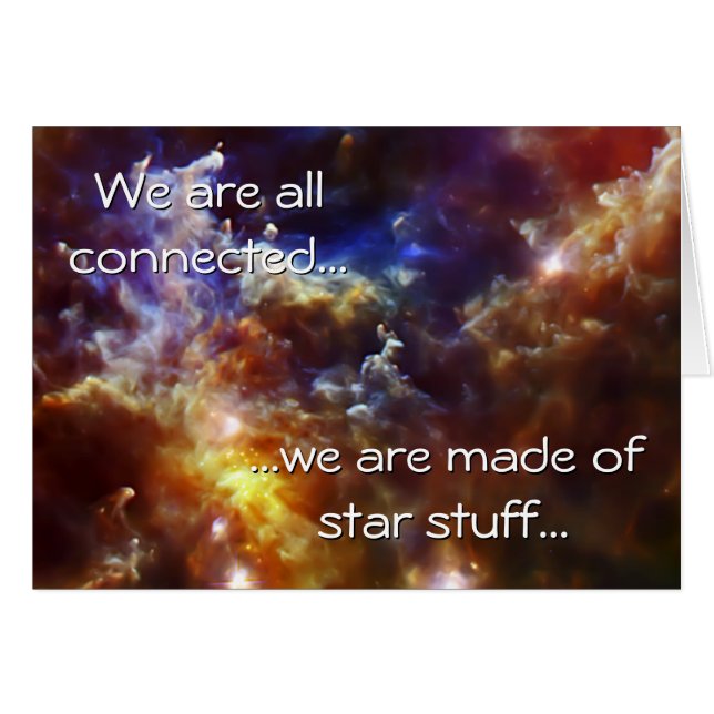 Rosette Nebulas Stellar Nursery Hälsningskort (Framsidan Horizontal)