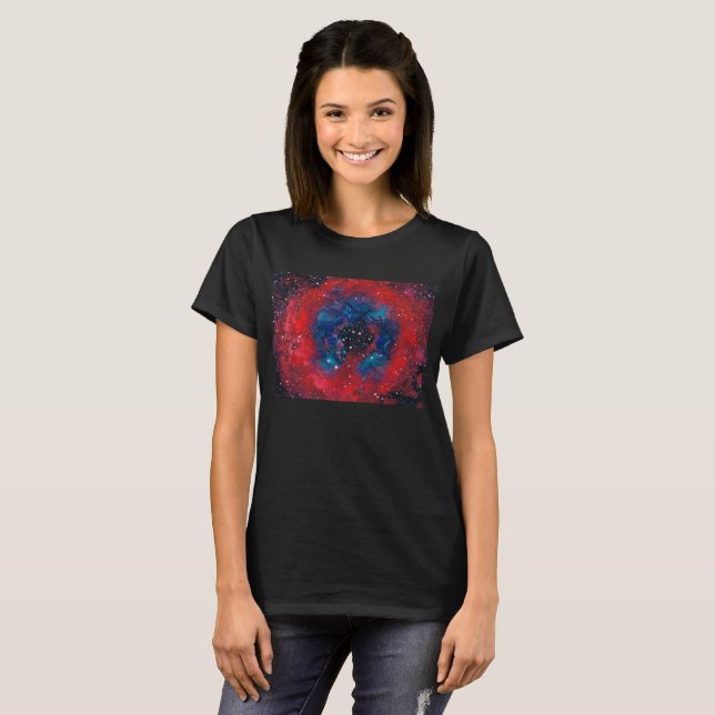 Rosette Nebulas undertröja T-shirt (Hel framsida)