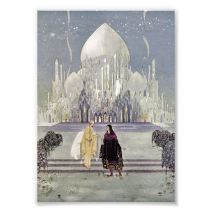 Rosette och Prince Charmant Fototryck