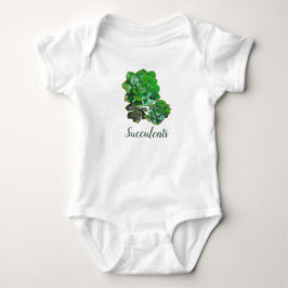 Rosette Succulents Baby Bodykostym T Shirt