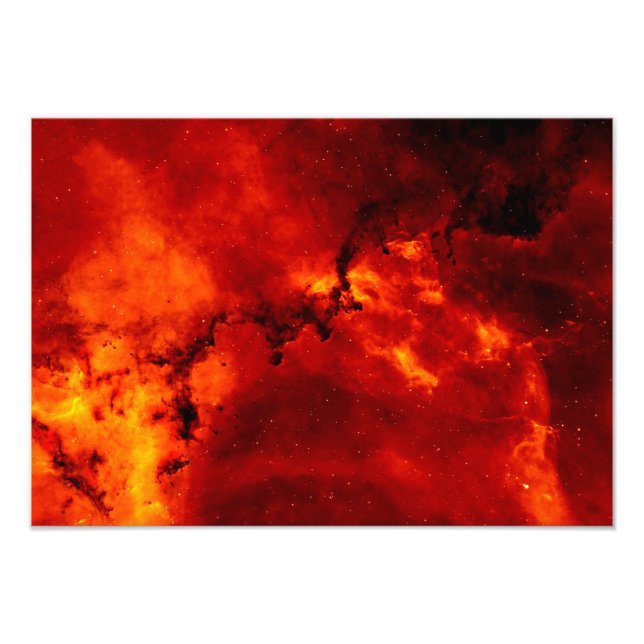 Rosettnebulosafoto Fototryck (Framsidan)